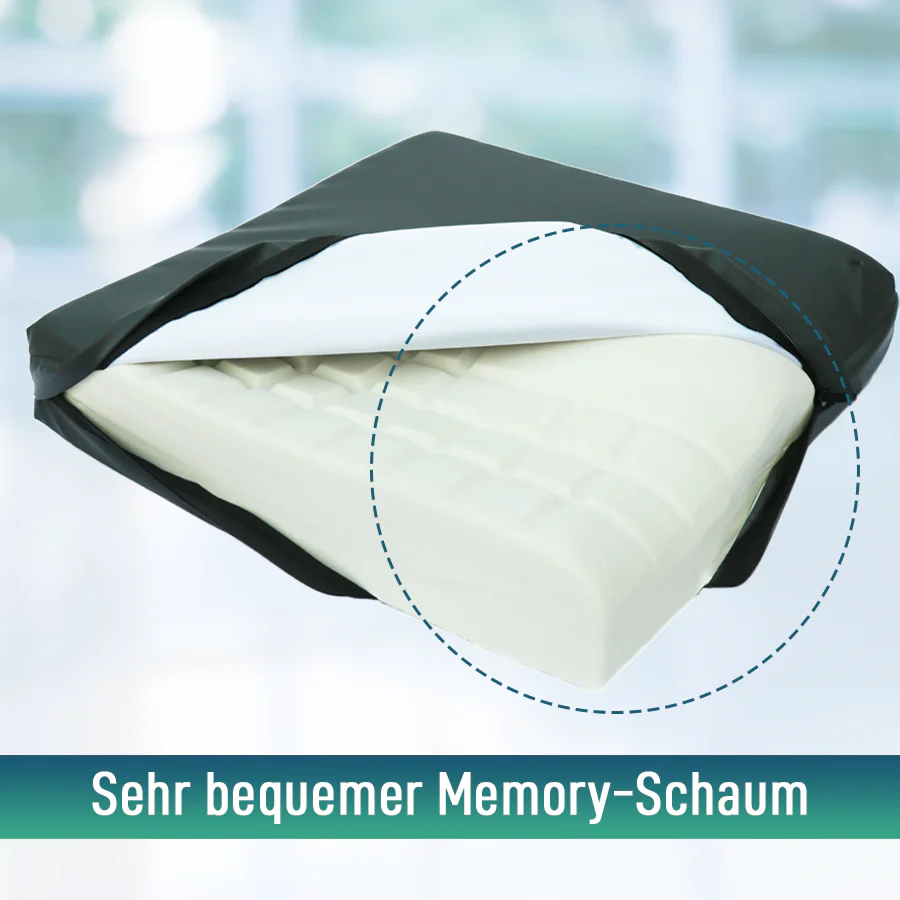 Anatomisches viereckiges viskoelastisches Anti-Dekubitus-Kissen | Memory-Effekt - Image 5