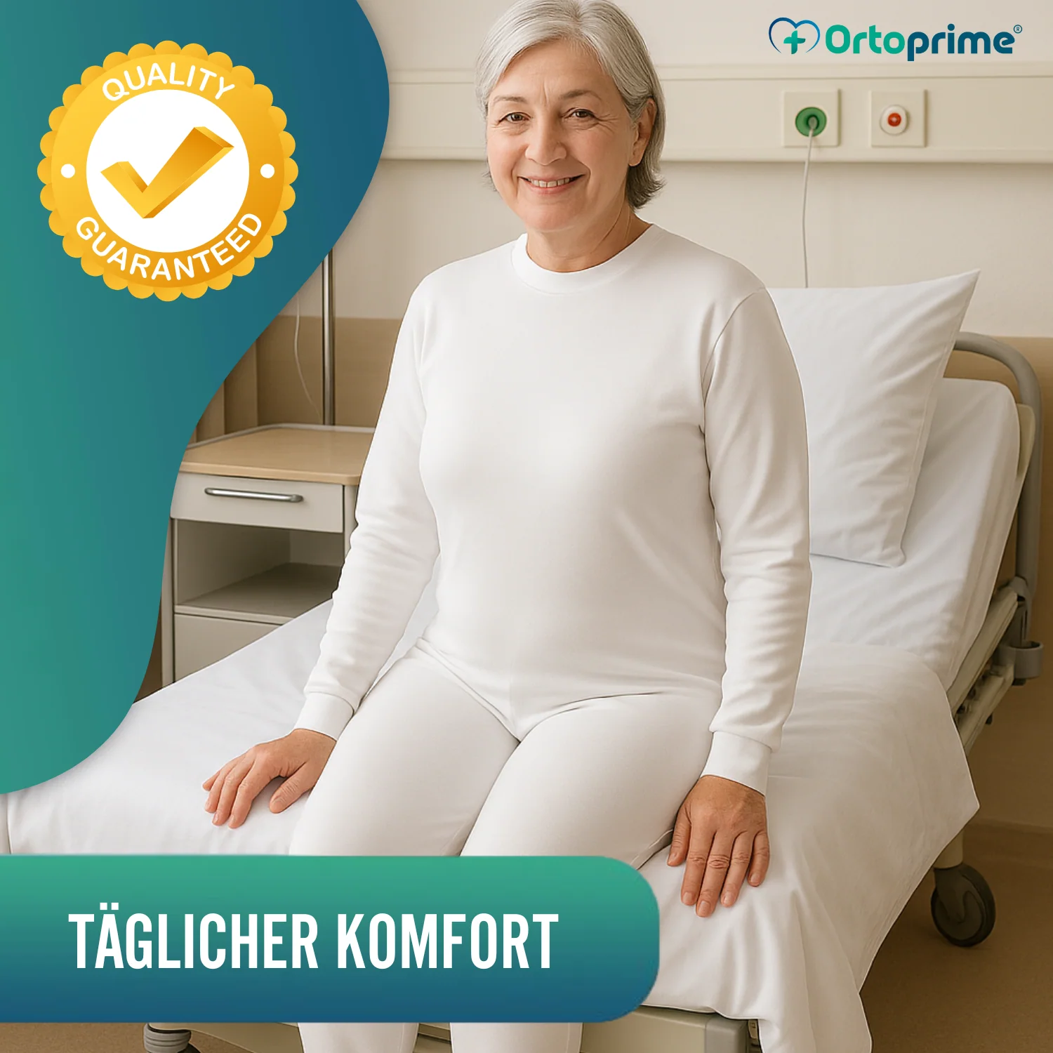 Anti-Windel-Pyjama mit Reißverschluss | Lange Ärmel - Image 4