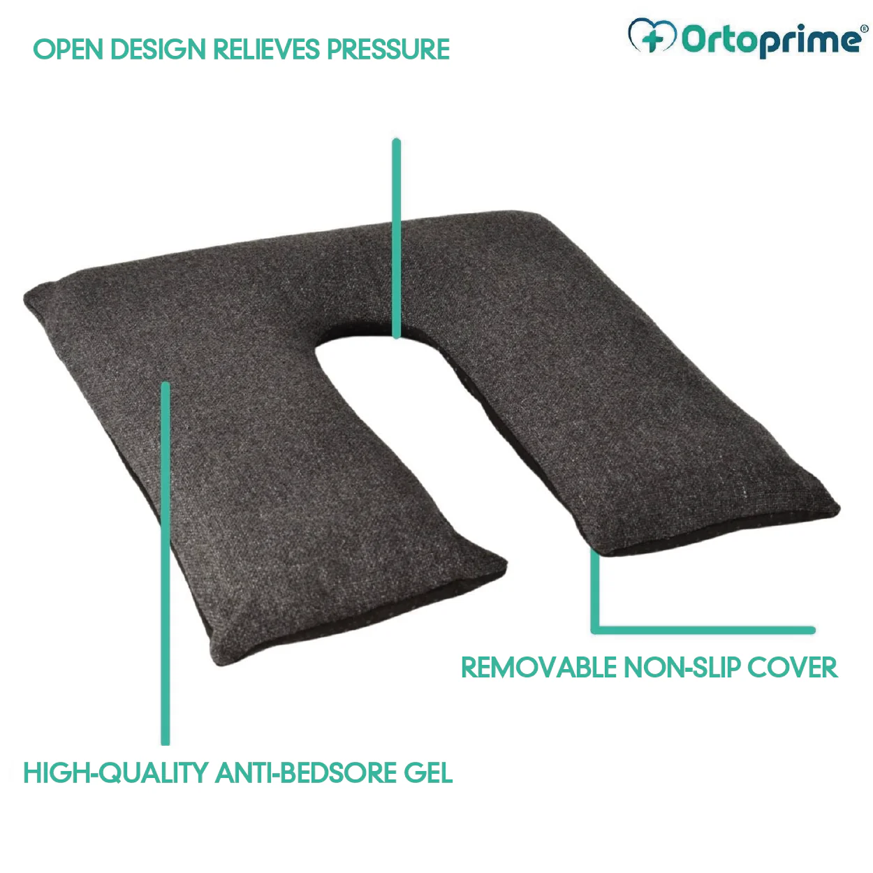 Antidecubitus-Hufeisenkissen mit Flüssigkeitsflotation - Image 4