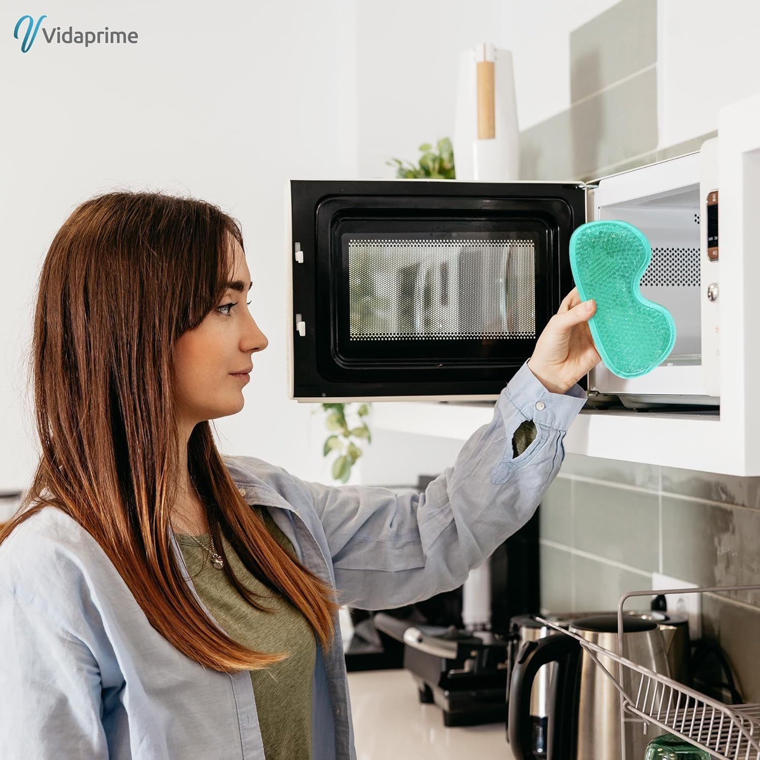 Kühl- und Wärme-Gelmaske mit verstellbarem Band für die Augen - Image 6