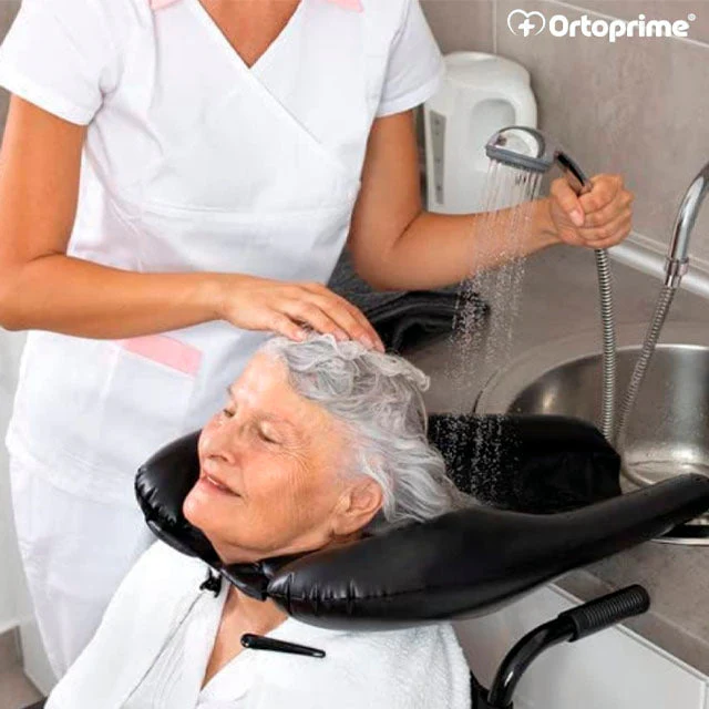 Aufblasbare ergonomische tragbare Haarwaschschüssel | Bequem und sicher - Image 7