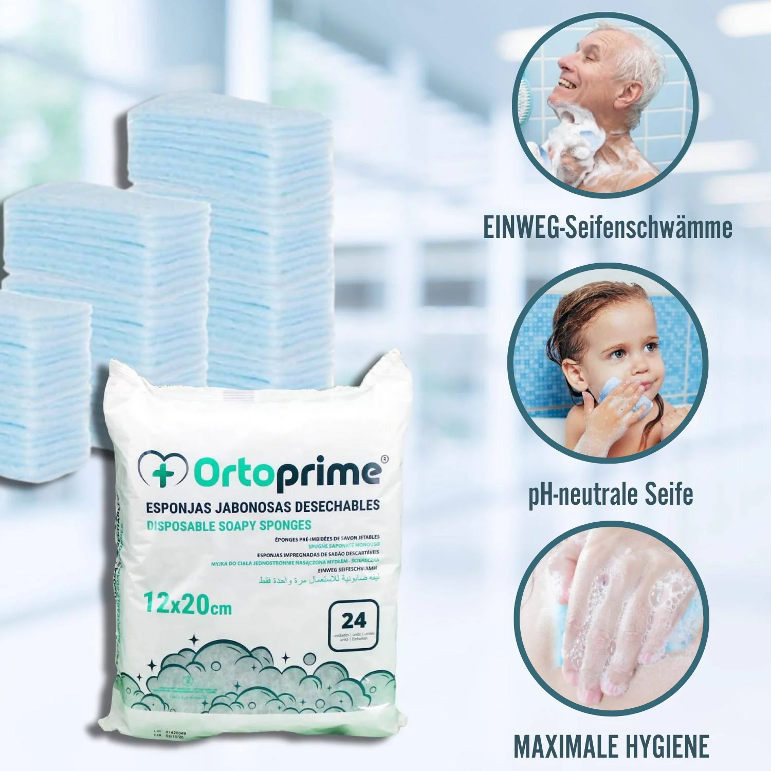 Einweg-Seifenschwämme, 24 Stück - Image 5