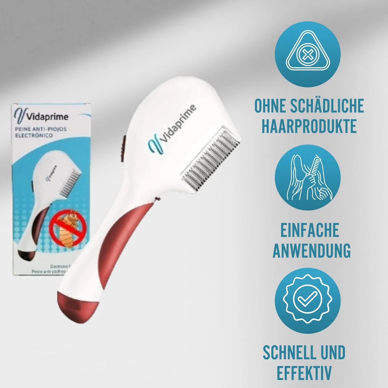 Elektrischer Läuse- und Nissenkamm | Professionelle Anwendung - Image 3