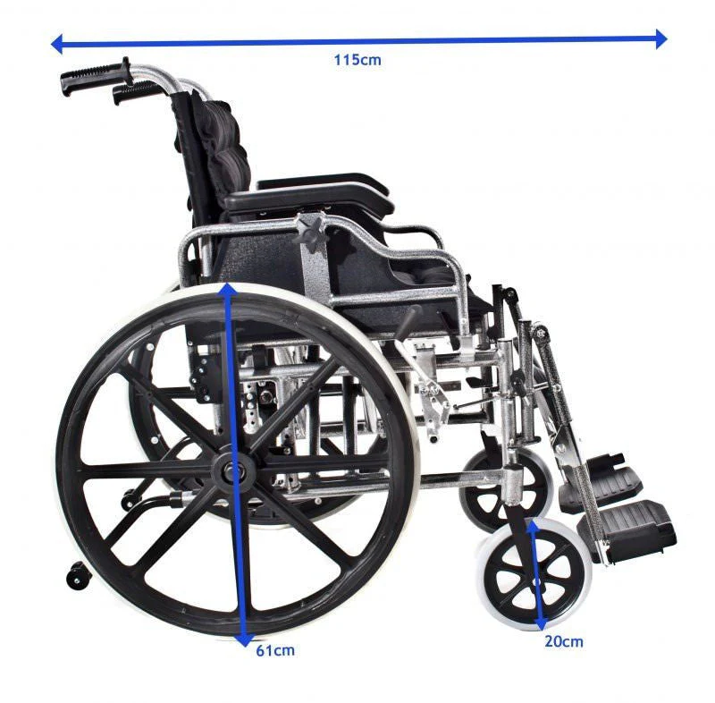Faltstuhl aus Aluminium | Abnehmbare Räder - Image 6
