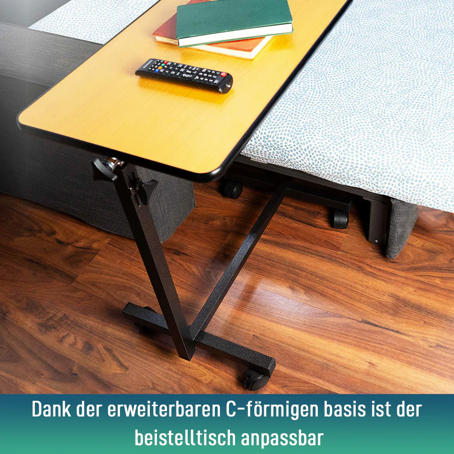 Klappbarer Beistelltisch mit höhenverstellbarer abklappbarer 90° Tischplatte - Image 7