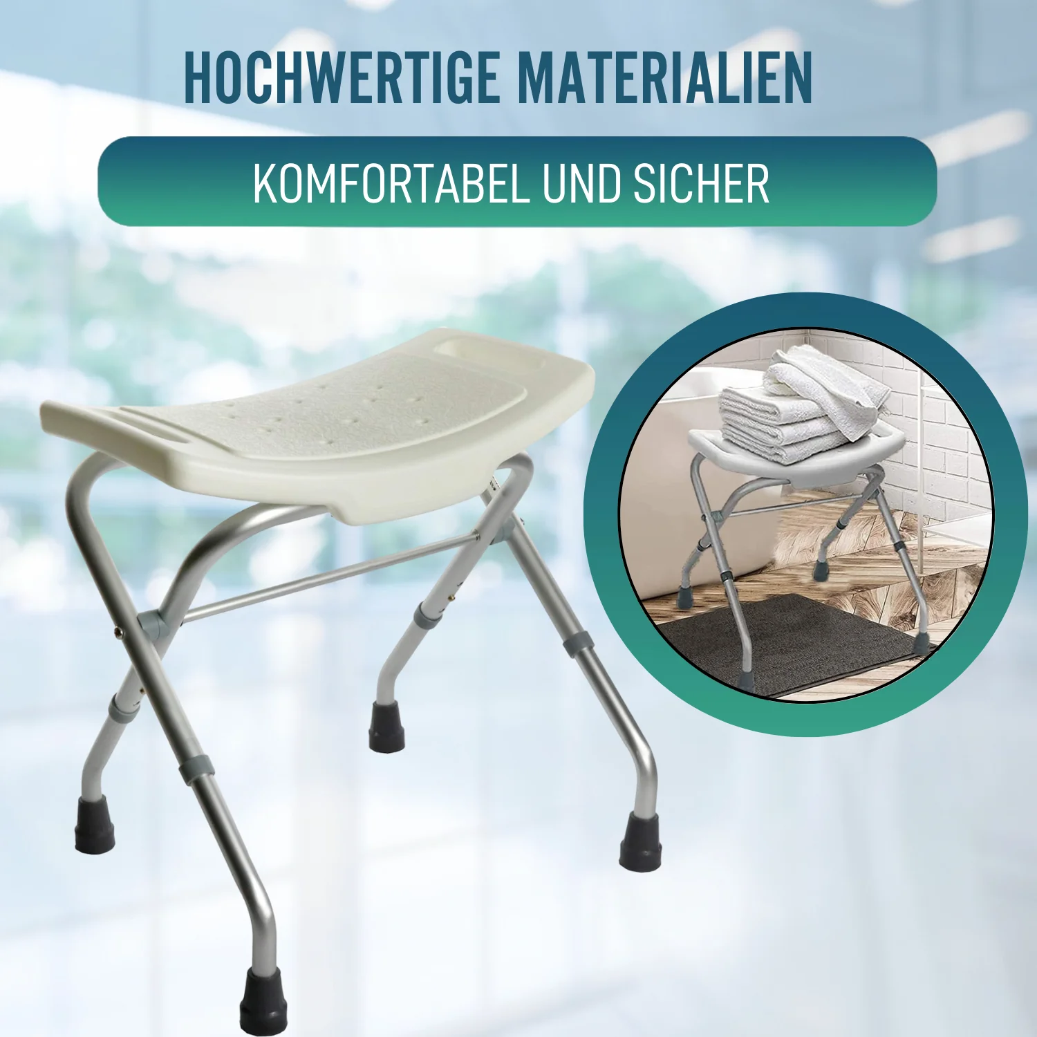 Klappbarer Duschhocker - Image 5