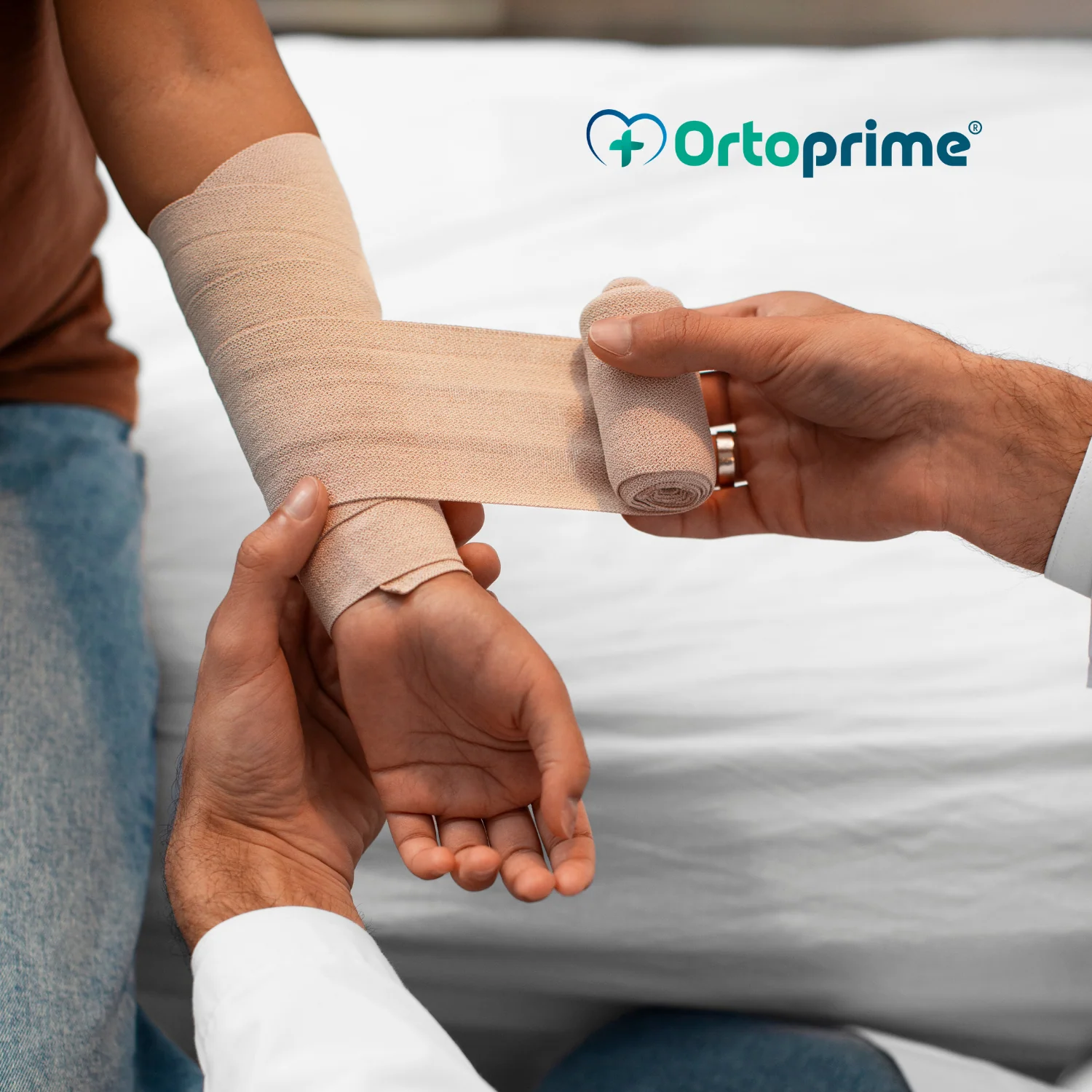 Kompressionsbandage aus elastischem Gewebe | 6 cm x 5 m - Image 3