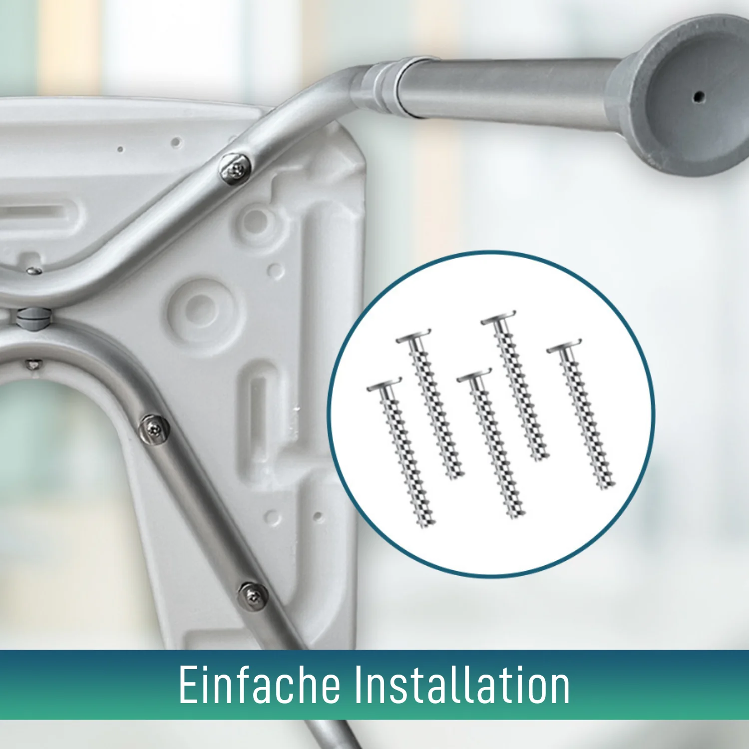 Orthopädischer U-förmiger Duschhocker | Verstellbar - Image 7