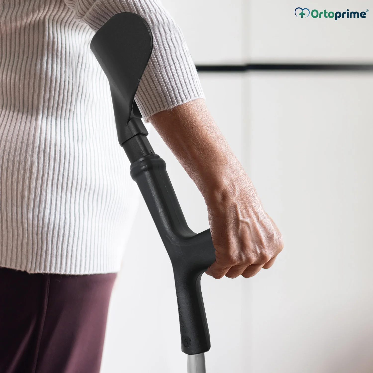 Pack 2 Höhenverstellbare orthopädische Gehhilfen | Duo Unterarmstützen - Image 5