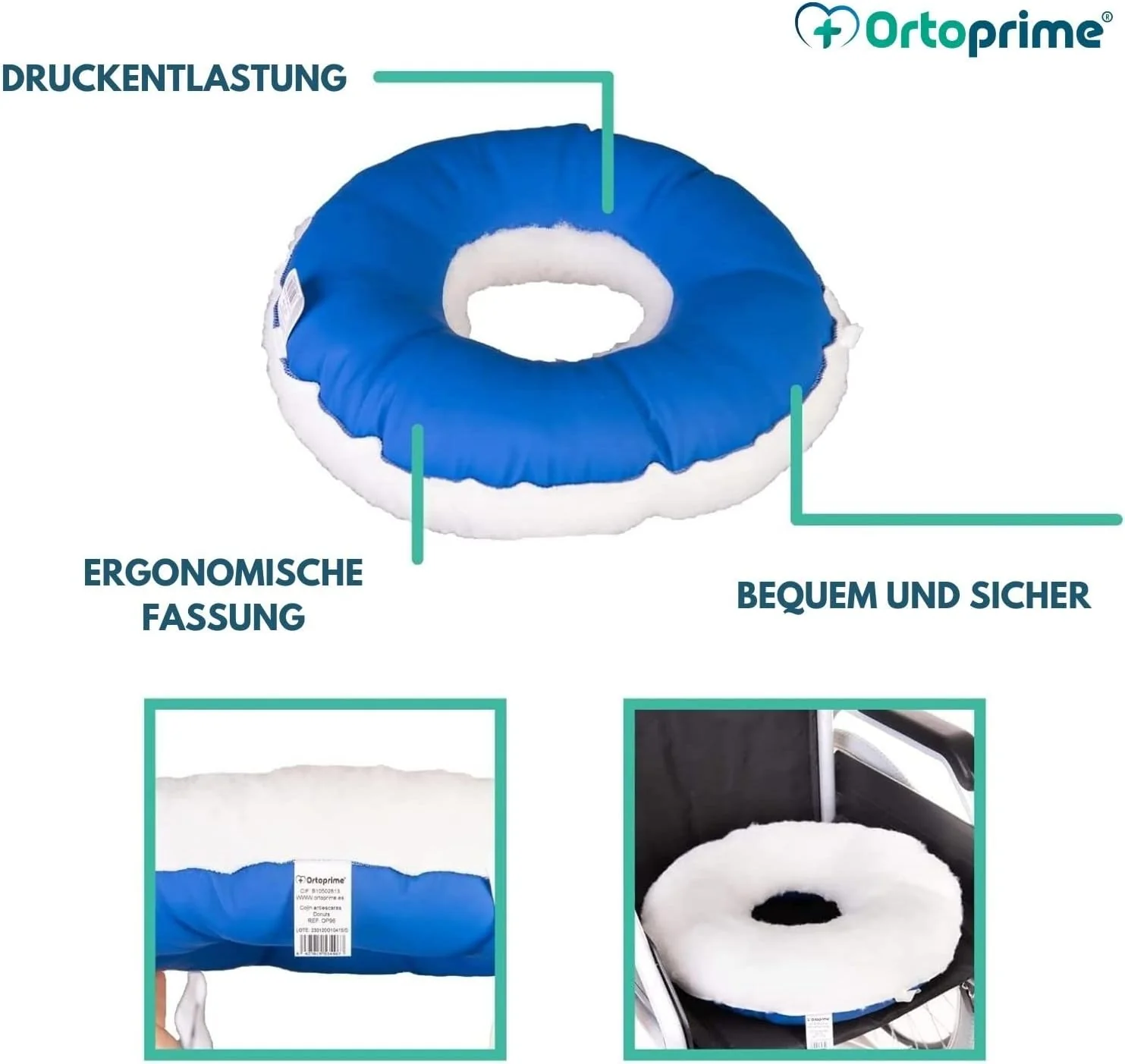 Runder Antidecubitus-Sitzkissen aus Baumwolle - Image 7