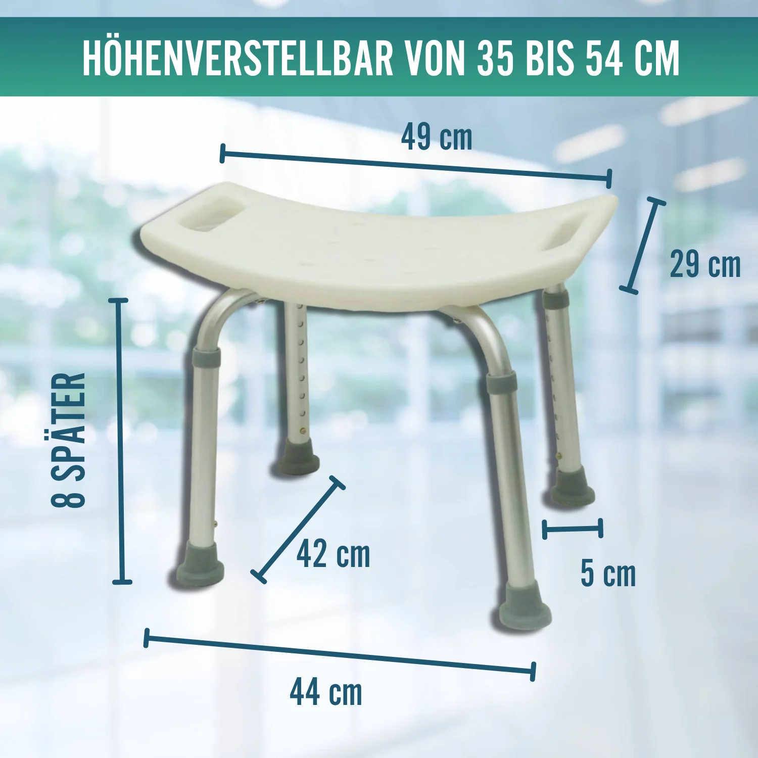 Rutschfester Duschhocker - Image 5