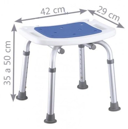 Rutschfester Duschhocker mit gepolsterter Sitzfläche - Image 3