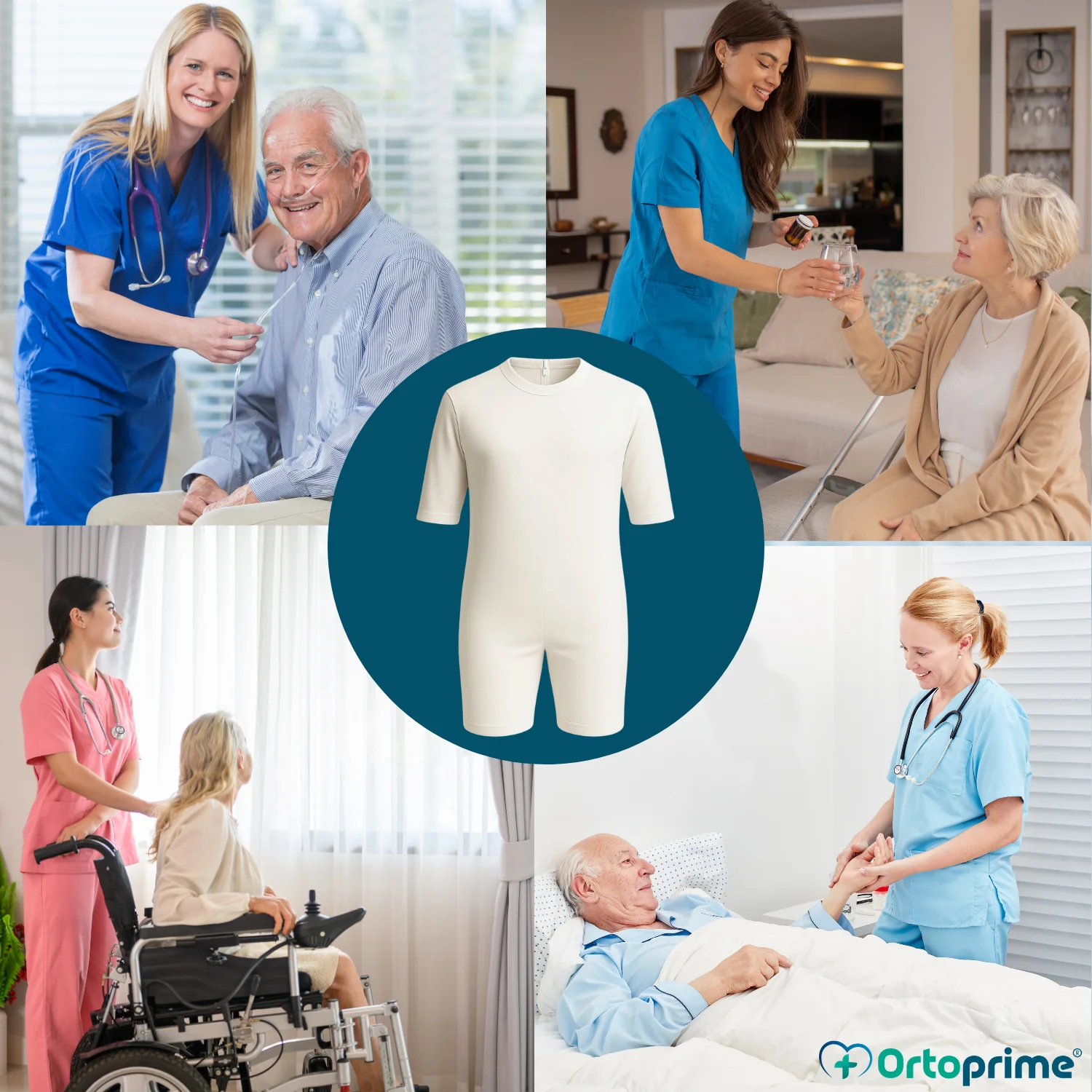 Schlafanzug mit Reißverschluss | Kurzarm - Image 5