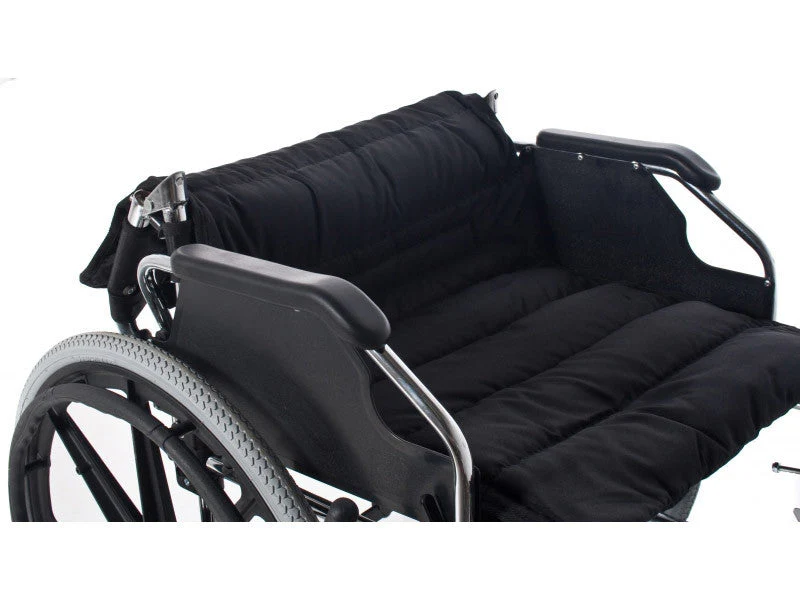 Rollstuhl aus Stahl | Besonders breiter Sitz - Image 9