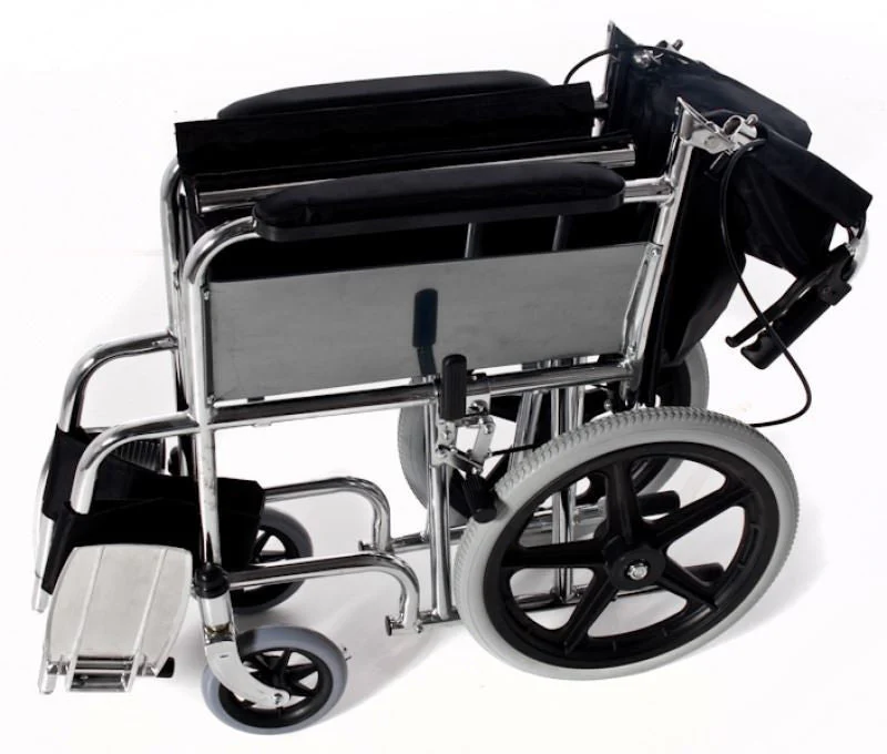 Rollstuhl mit extra breitem Transportstuhl aus Stahl | Espace - Image 3