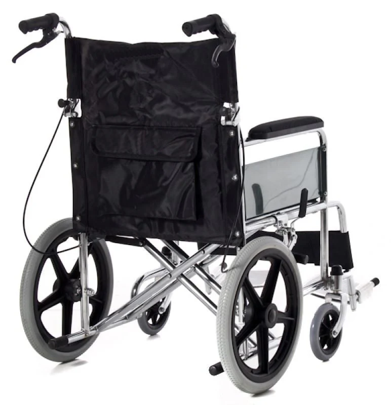 Rollstuhl mit extra breitem Transportstuhl aus Stahl | Espace - Image 6