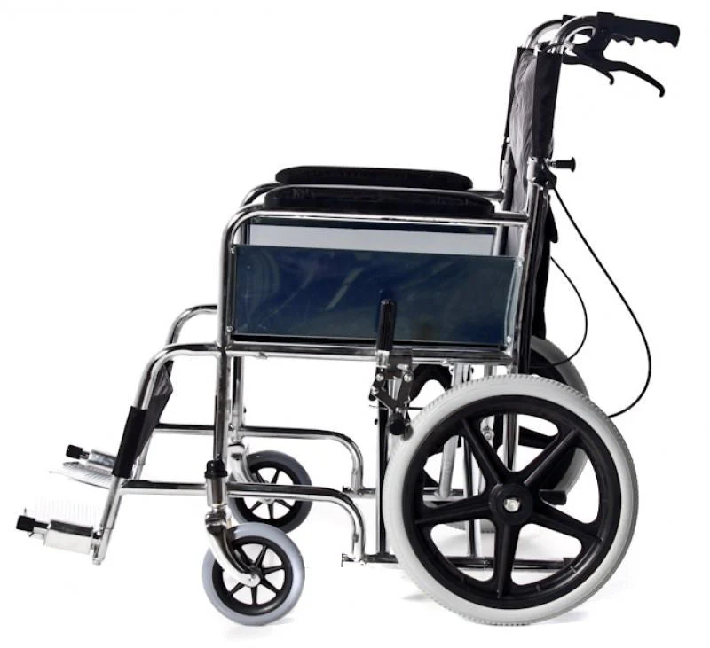 Rollstuhl mit extra breitem Transportstuhl aus Stahl | Espace - Image 7