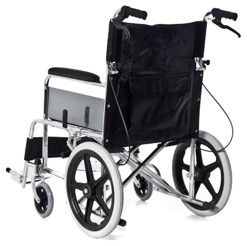 Rollstuhl mit extra breitem Transportstuhl aus Stahl | Espace - Image 8