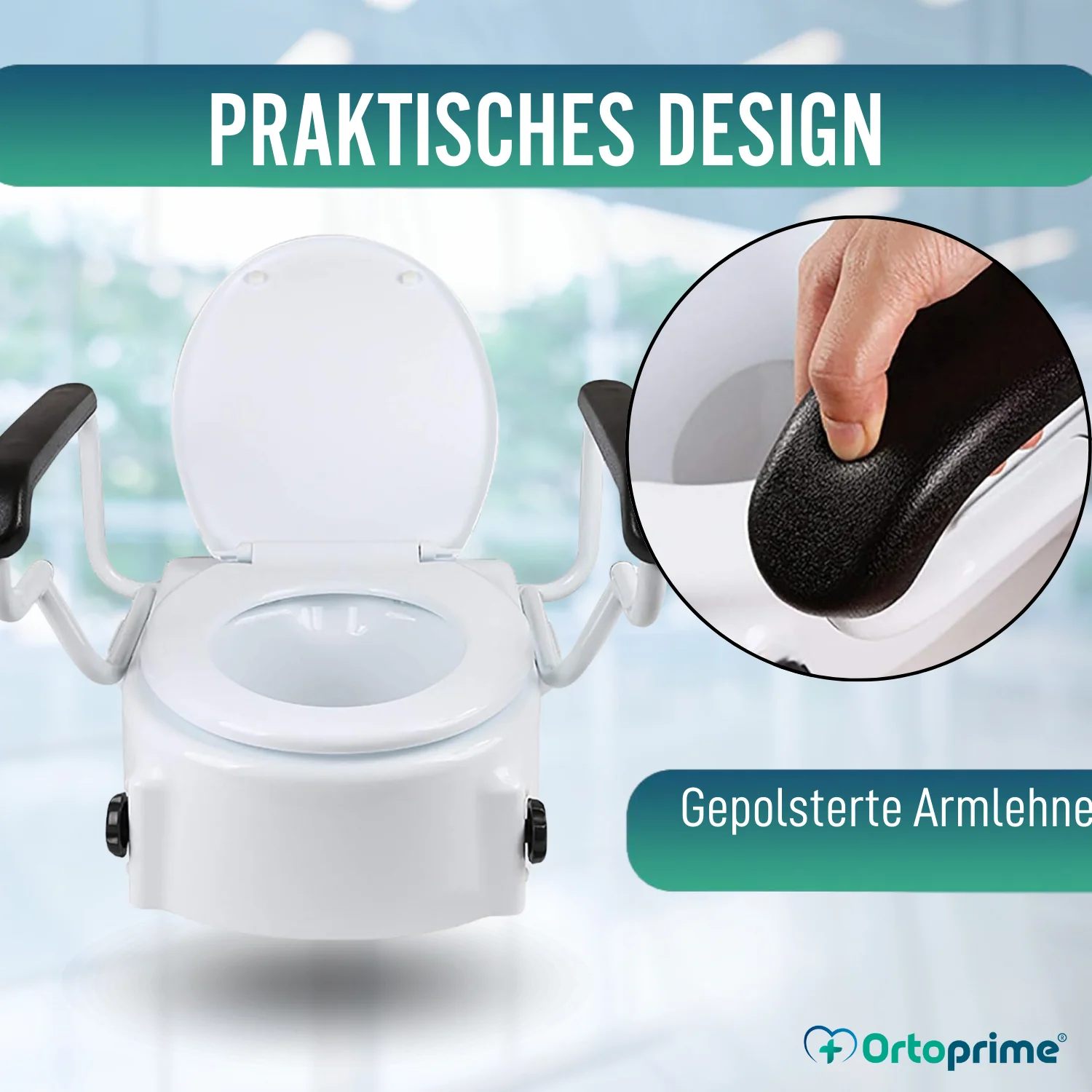 Toilettensitzerhöher OrtoPrime Confort - Image 5
