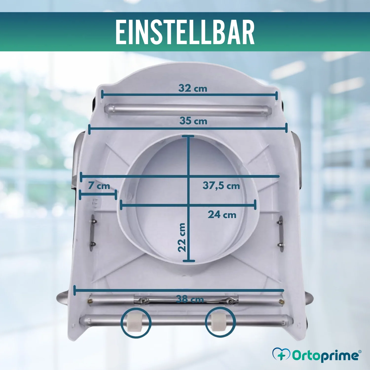 Toilettensitzerhöher OrtoPrime Confort - Image 7