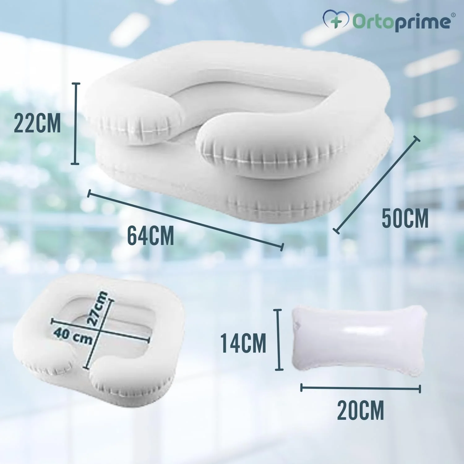 Tragbarer aufblasbarer Haarwaschbecken Komplettset - Image 8