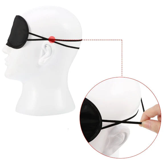 Verstellbare Schwarze Schlafmaske | Linderung von Müdigkeit - Image 5