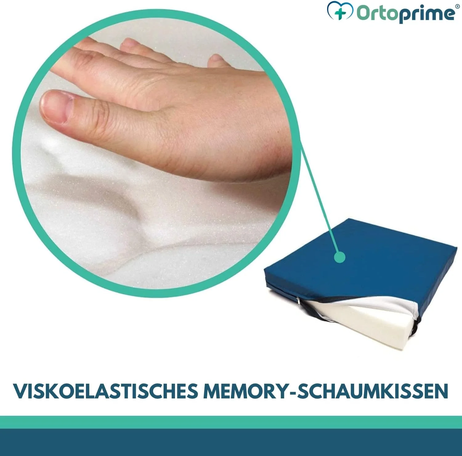 Viskoelastisches Dekubituskissen 50kg/m3 - Image 6