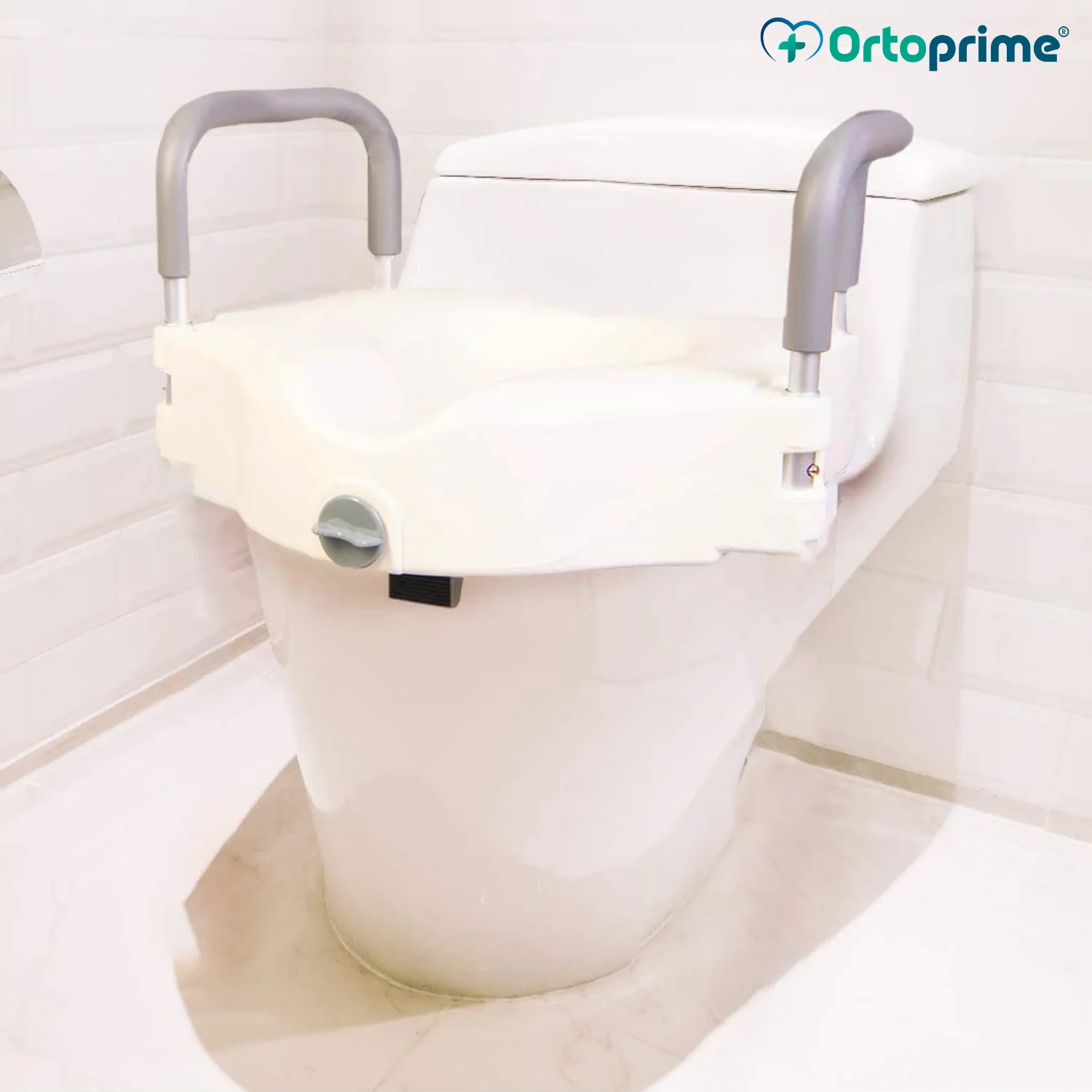 WC-Erhöher 12 cm mit gepolsterten Armlehnen - Image 7