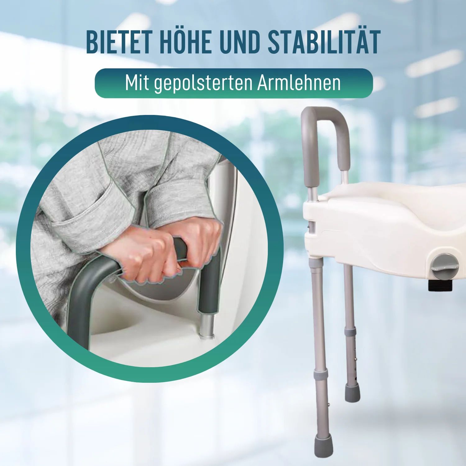 WC-Erhöhung 12 cm mit Beinen | Universal - Image 6