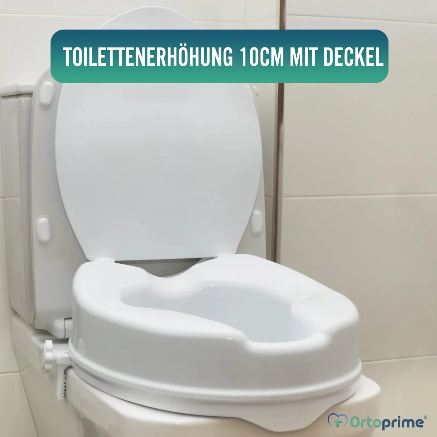 WC-Erhöhung mit Deckel 10 cm | Universal - Image 3