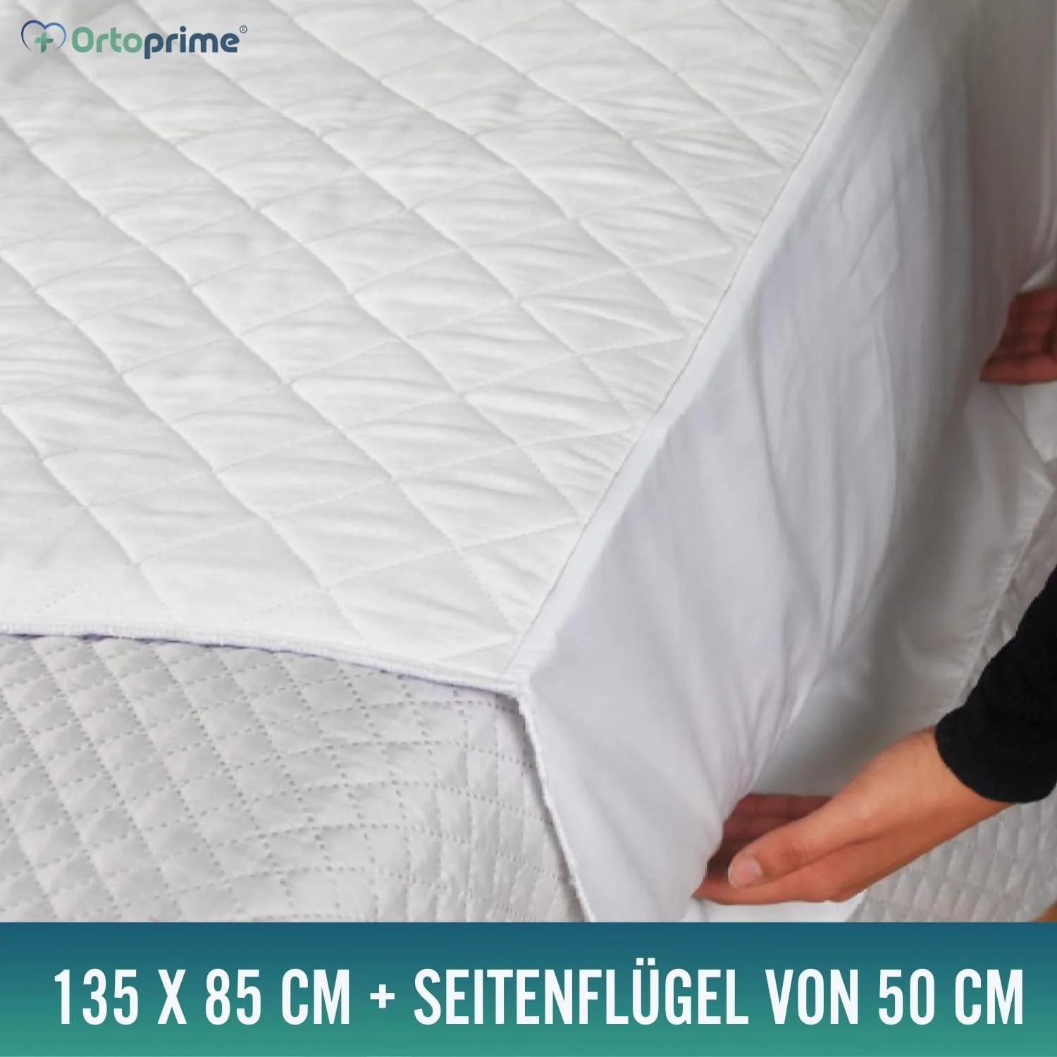 Wiederverwendbare Saugfähige Matratzenauflage für Bett 135 cm 4,65 Liter/m2 - Image 5