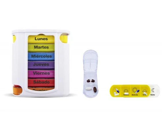 Wochenpillendose mit 7 Fächern + Tablettenzerteiler - Image 4