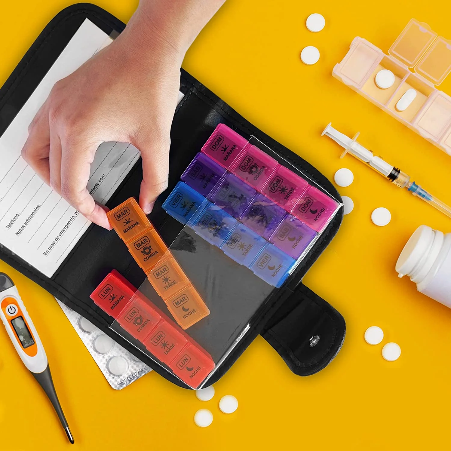 Wochenpillendose mit Etui - Image 6